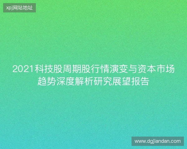 2021科技股周期股行情演变与资本市场趋势深度解析研究展望报告
